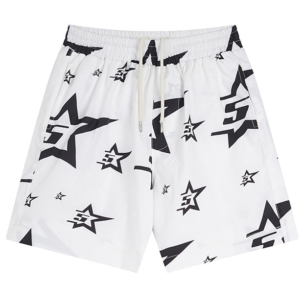 Sp5der Star Pattern Shorts